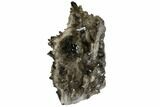 Tall, Free-Standing Smoky Quartz Cluster - Brazil #137843-7